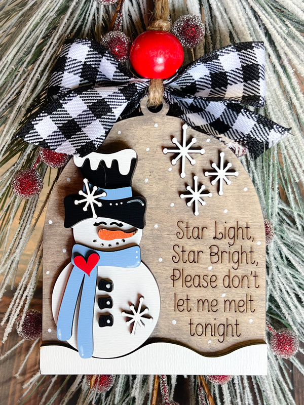 Please Don’t Melt Snowman Ornament