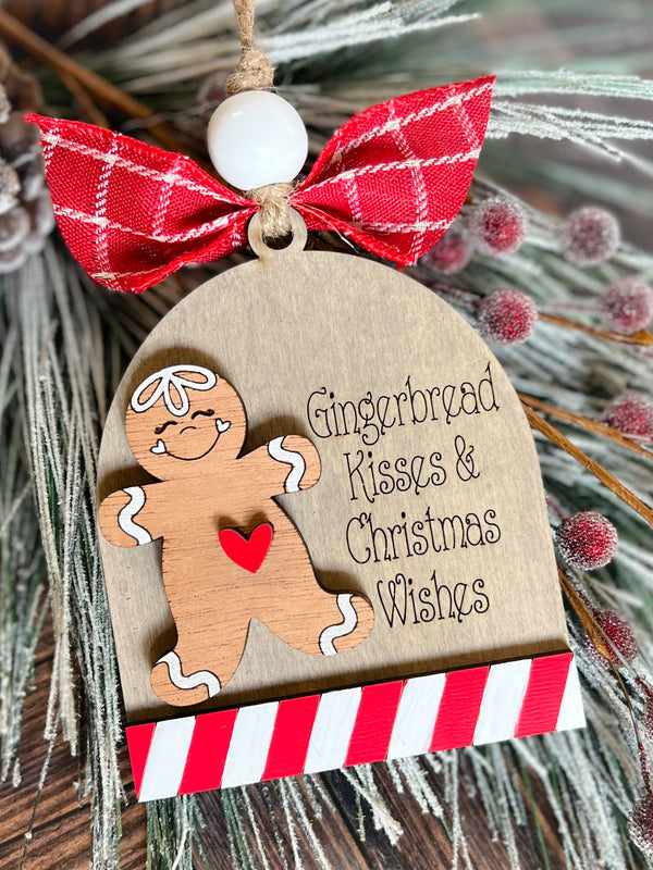 Gingerbread Kisses Ornament