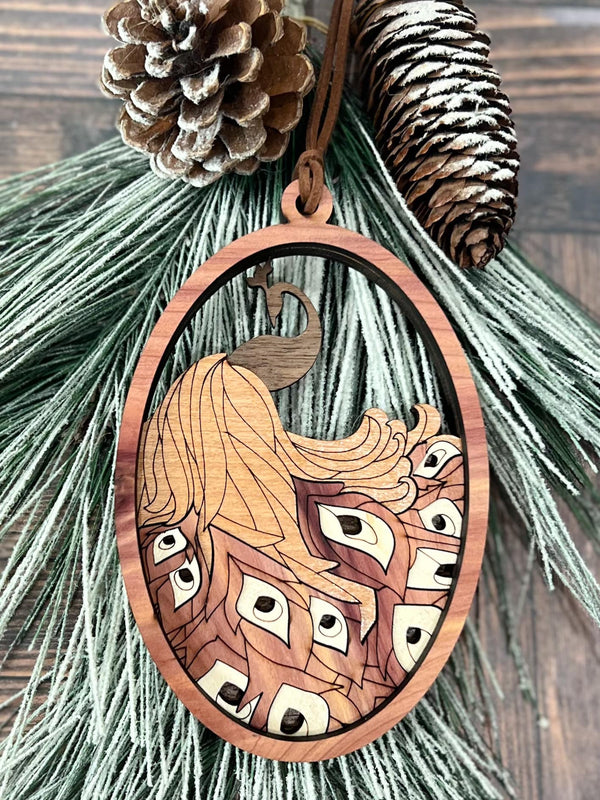 Heirloom Peacock Ornament