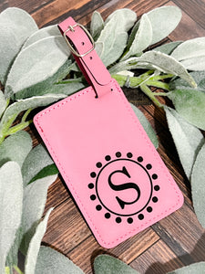 Personalized Leatherette Luggage Tag