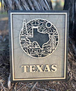 State Heritage Sign or Ornament - Texas Edition