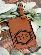 Load image into Gallery viewer, Personalized Leatherette Luggage Tag