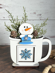 Interchangeable Mug Hugger Sets and Faux Mug