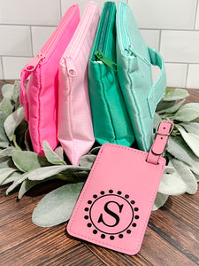 Personalized Leatherette Luggage Tag