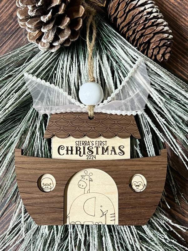 Personalized Noah’s Ark Ornament