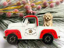 Load image into Gallery viewer, Christmas Truck with Dog Ornament