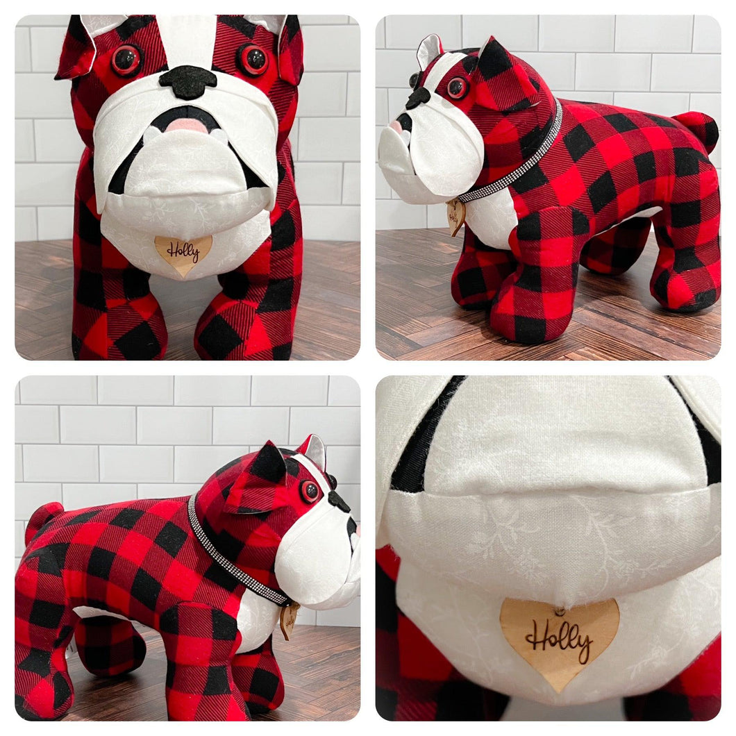 Handmade Stuffed Bulldog