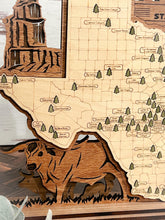 Load image into Gallery viewer, Personalized Texas State Park Map